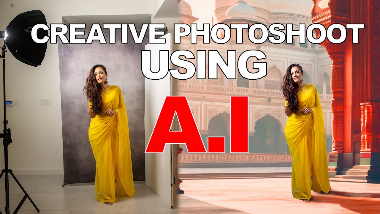 YOU can create AMAZING portraits in studio with an AI background