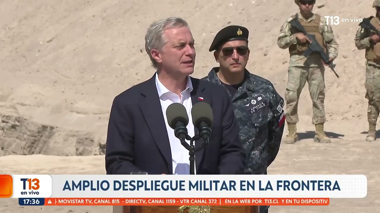 Presidente Kast habla por amplio despliegue militar en la frontera