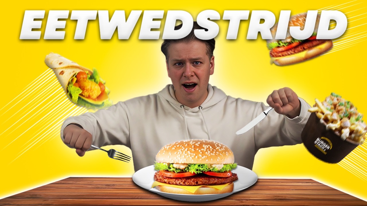EETWEDSTRIJD BIJ BURGER STACK?!!