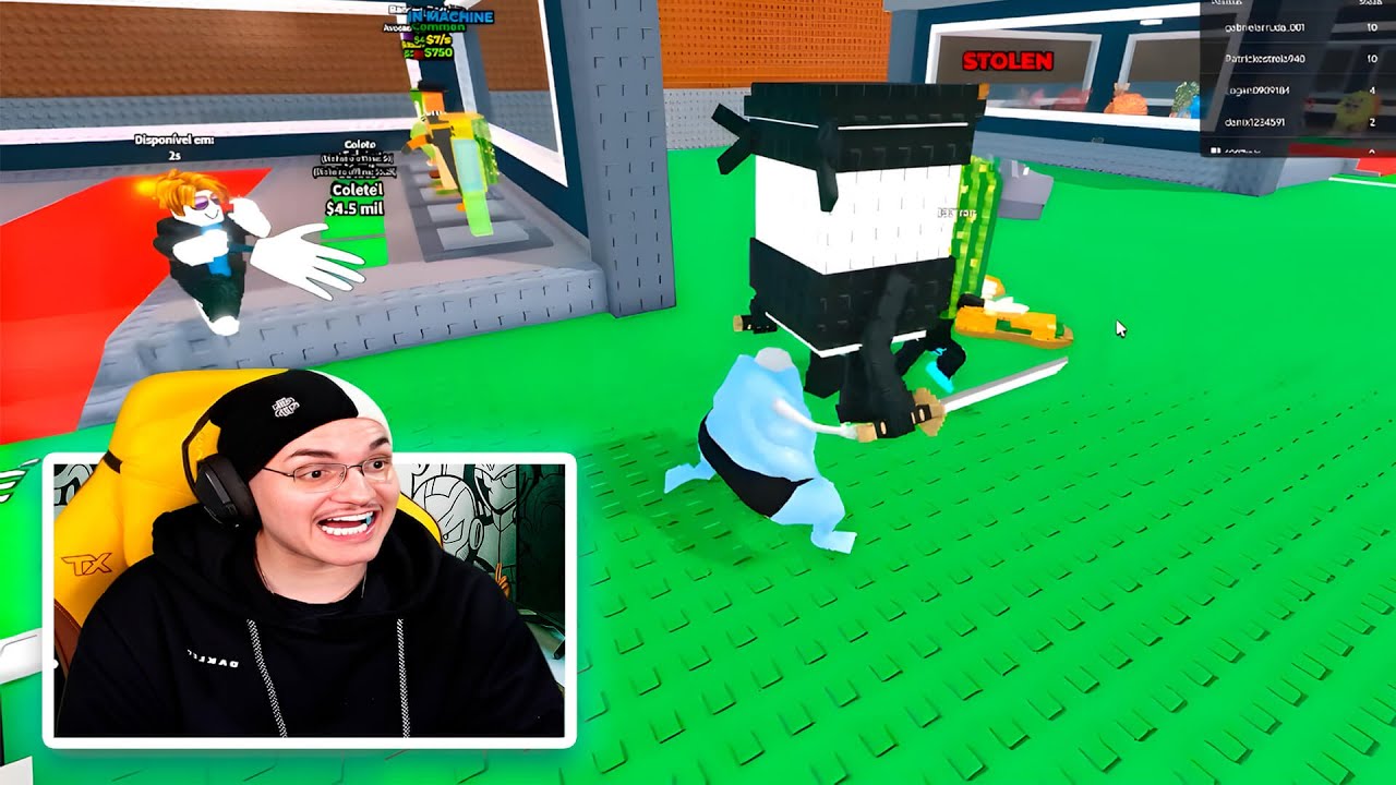 CAIOX ROUBANDO GERAL NO ROUBE UM BRAINROT! | Roblox