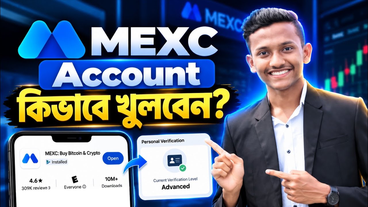 MEXC Account Create Bangla | How to Create MEXC Account in Bangladesh | MEXC Referral Code