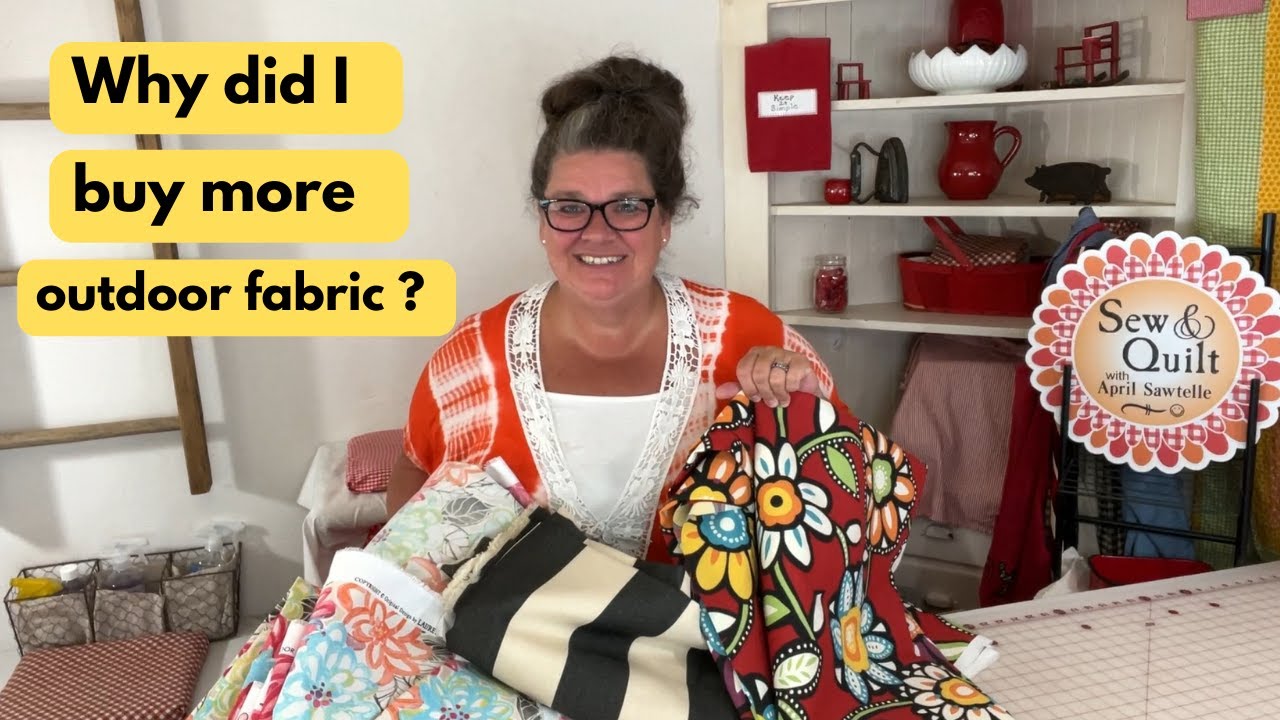 Fabric For Easy Outdoor Cushion Covers, Plus Link To A Easy Step By Step Outside Cushion Tutorial
