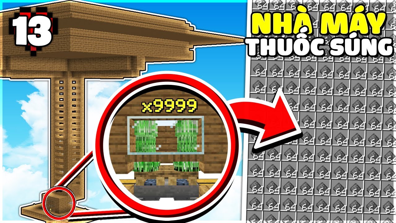 MINECRAFT 1.19 SIÊU CẤP*TẬP 13 | MK GAMING XÂY DỰNG NHÀ MÁY THUỐC SÚNG SIÊU TO 💀