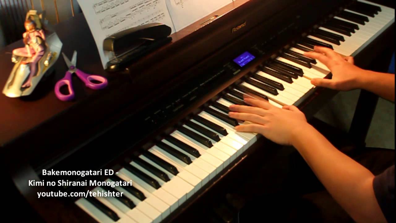 Bakemonogatari ED - Kimi no Shiranai Monogatari (Full Version Transcription)