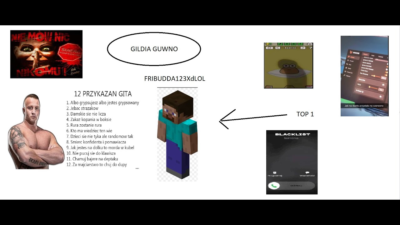 JAZDA Z GILDIA GUWNO | TOPKI PADAJA | CASTPLAY | TOP1