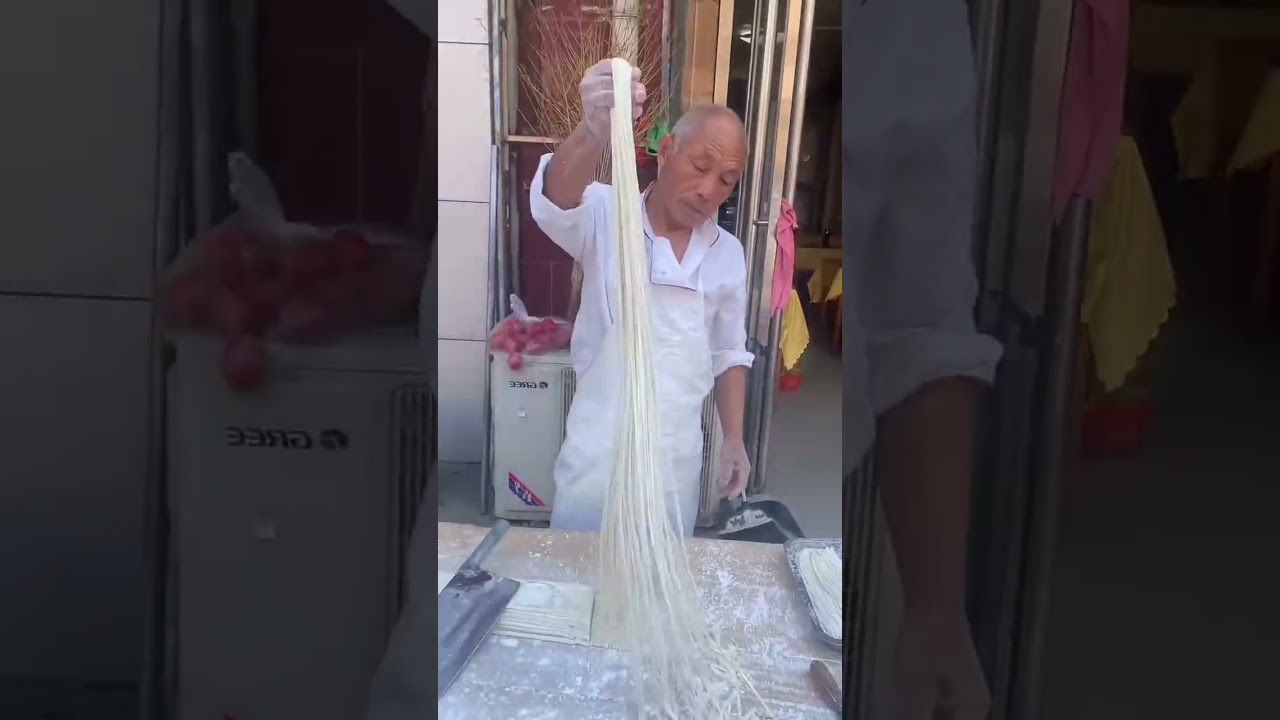 Fresh Noodles: From Dough to Delicious in Moments#freshnoodles #noodlemaking
