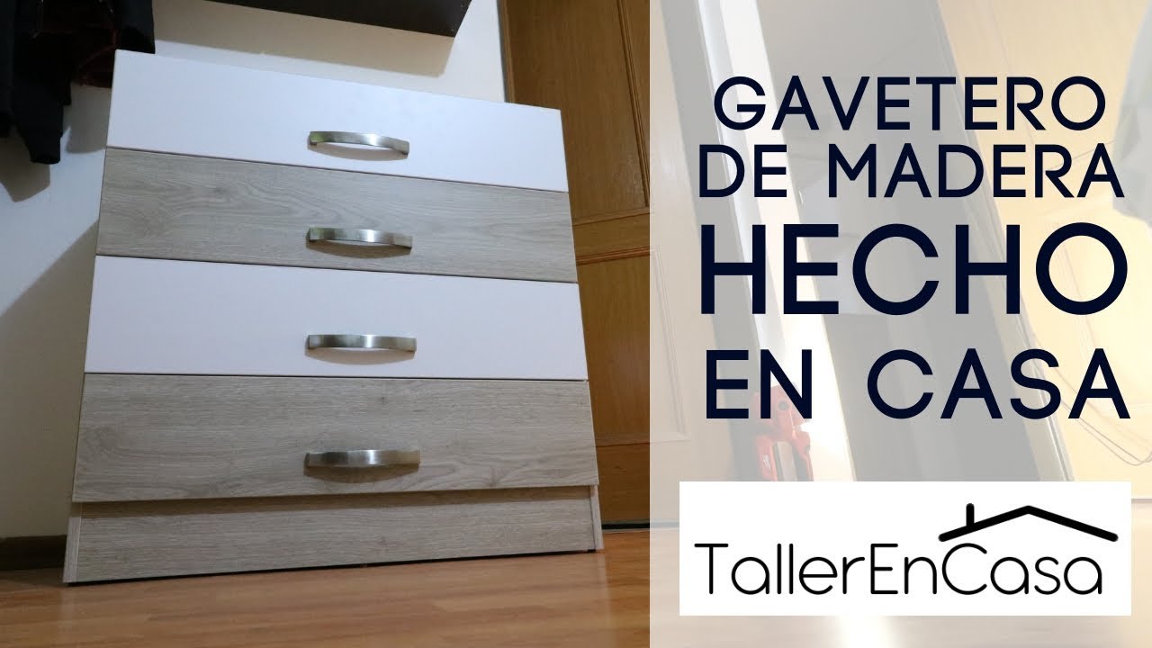 C&oacute;mo hacer una cajonera, f&aacute;cil, planos gratis