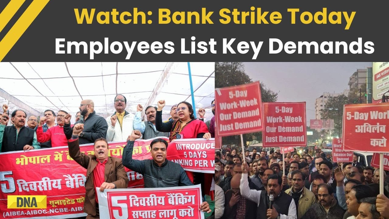 Bank Strike Today: Bank Unions Go On Nationwide Strike Today Over 5-Day Work Week Demand