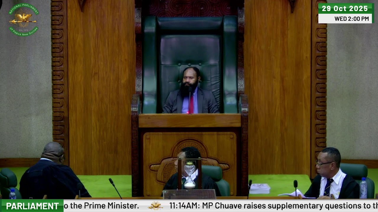 PARLIAMENT SITTING | 29th October, 2025