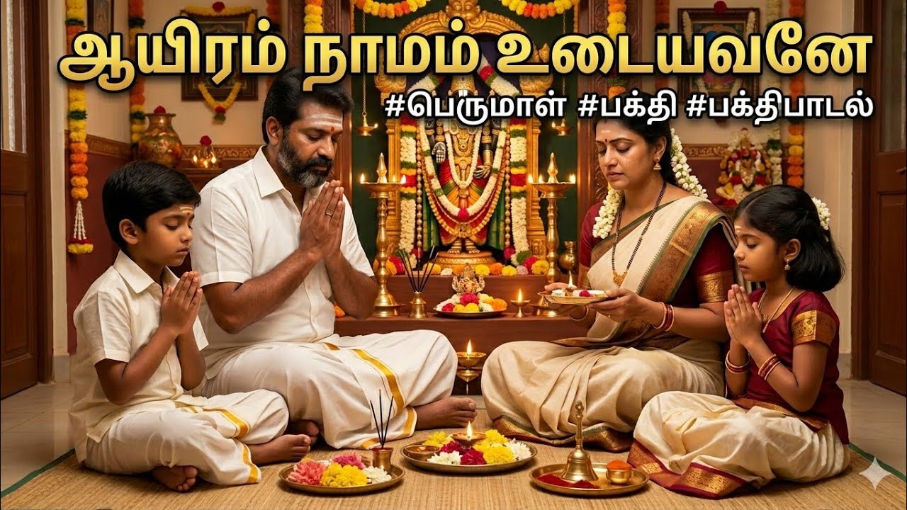 ஆயிரம் நாமம் உடையவனே! 🕉🎶🙏🌿(O Lord with a thousand names!)