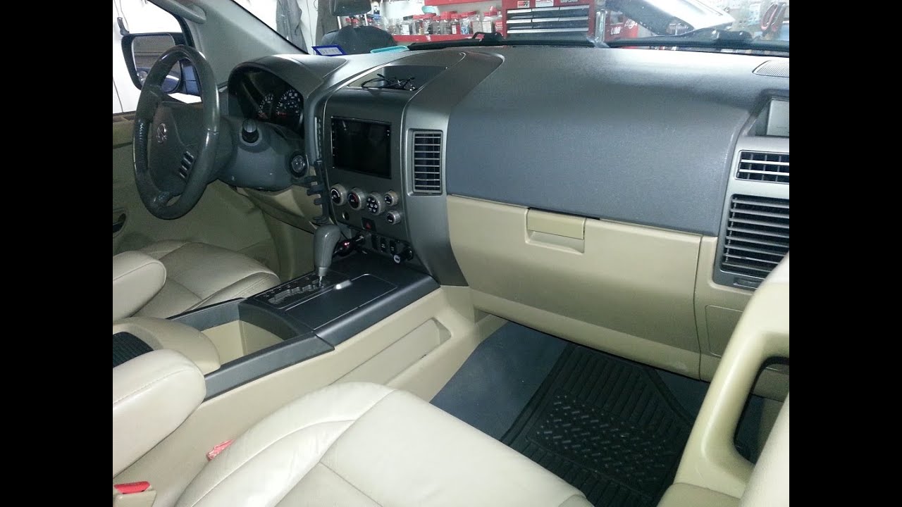 Nissan Armada/Titan Air mix door actuator replacement to fix the clicking noise or no heat.