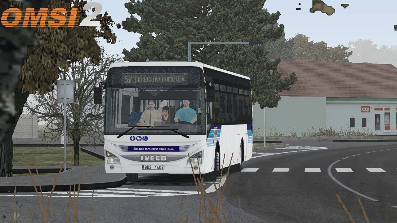 Omsi 2 #148; další linka z Břeclavska, tentokrát s nízkým Crosswayem, USV a Buse panely