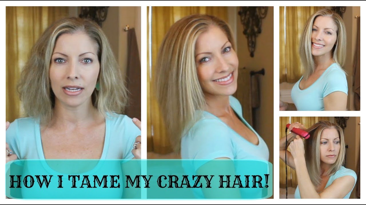 How I Tame My Crazy Hair!!!  GRWM - HAIR Edition