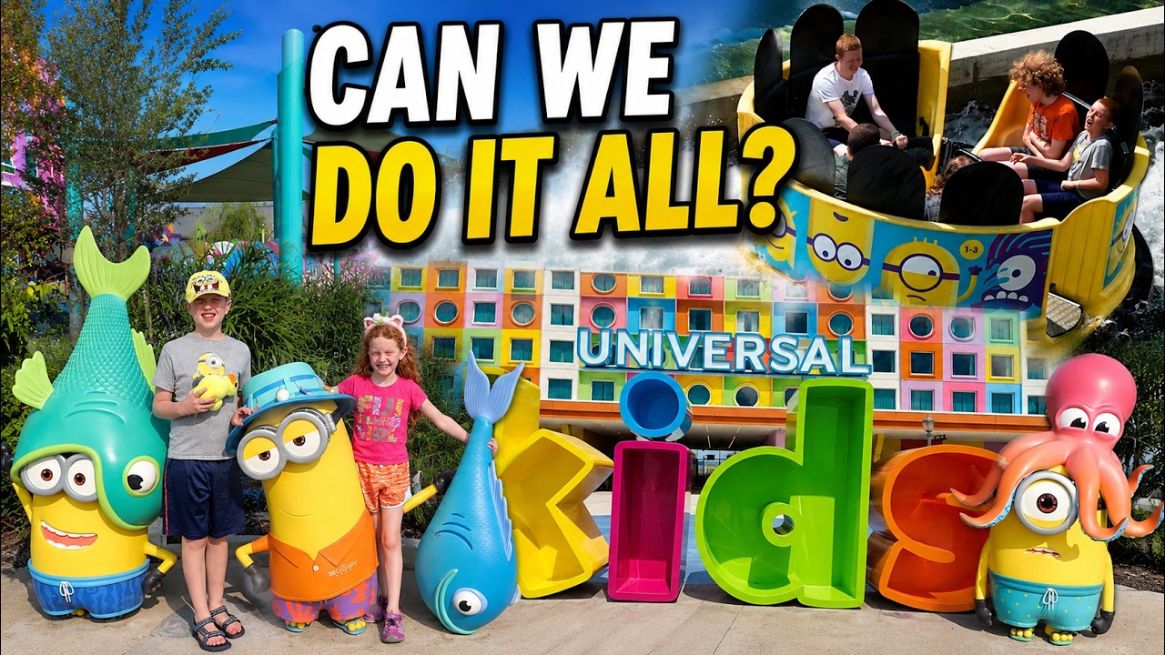 Day 1 at Universal Kids Resort - How Much Can we Do?
