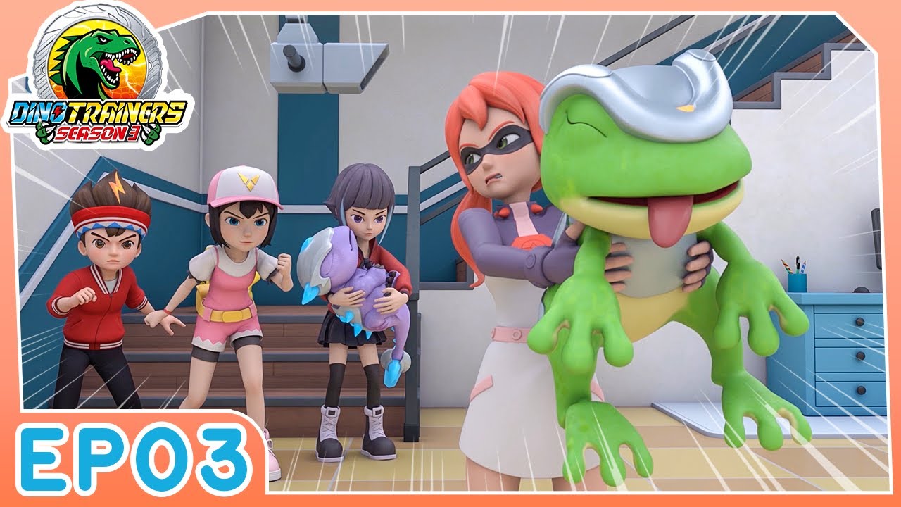 ✨ New Season ✨ Dino Trainers S3 EP03 The Top Beast Therapist | Dinosaur Animation | Gyroscope Battle