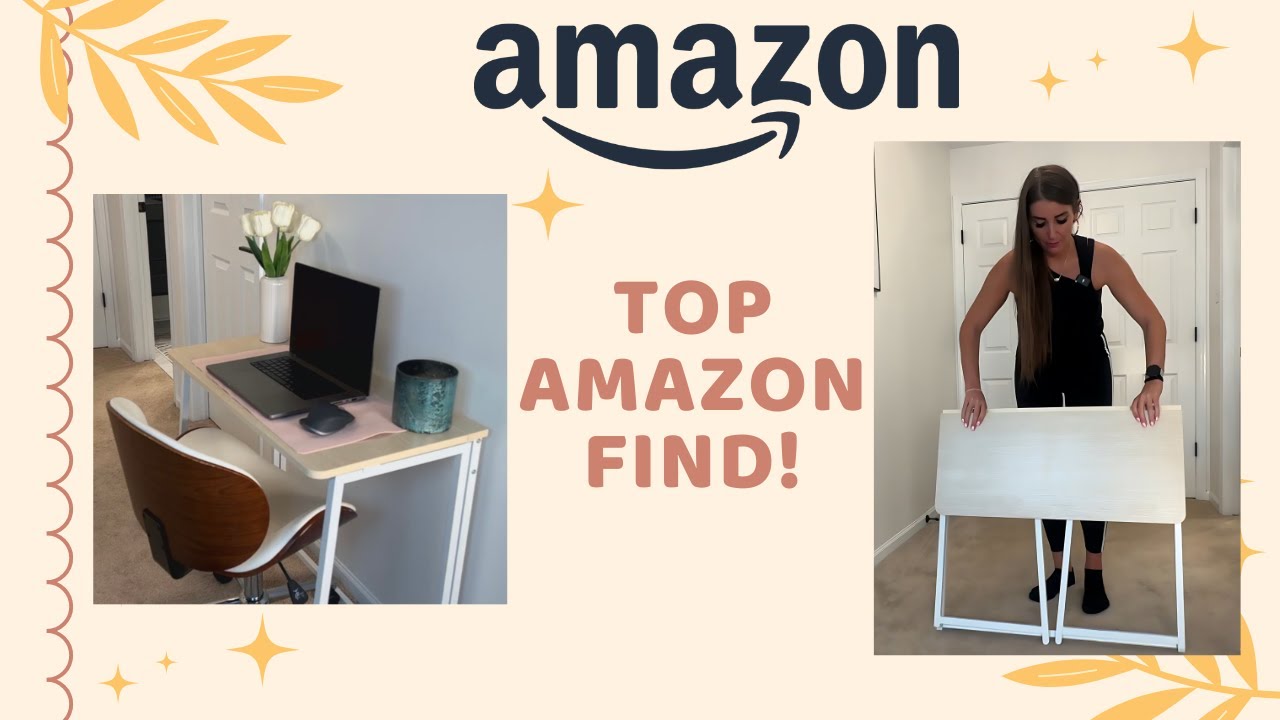 Amazon's Top Space-Saving Desk | WOHOMO Folding Desk Review #amazonhome #workfromhome
