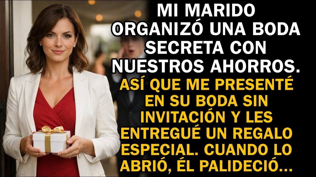 Me presenté en su boda sin invitación. Al abrir mi regalo… él palideció delante de todos.