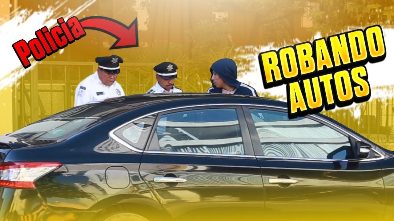 ROBANDO COCHES (Me agarra la policia) Broma