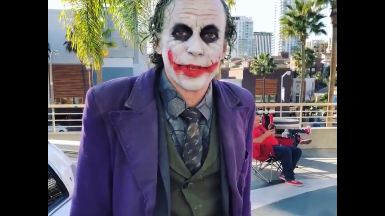 Give us the laugh heath at Comic Con 2018 Long Beach