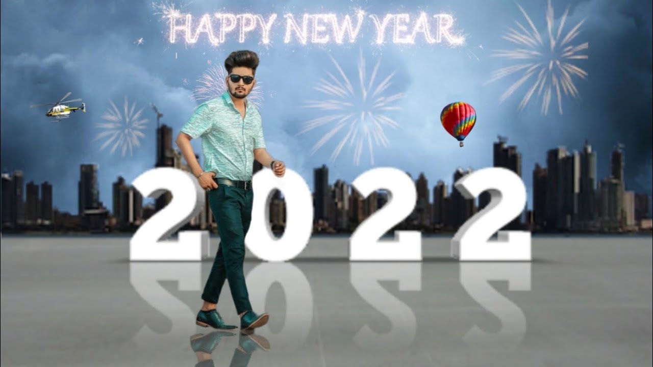 happy new year 2022 photo editing || new 2022 photo editing || picsart photo editing || #shorts