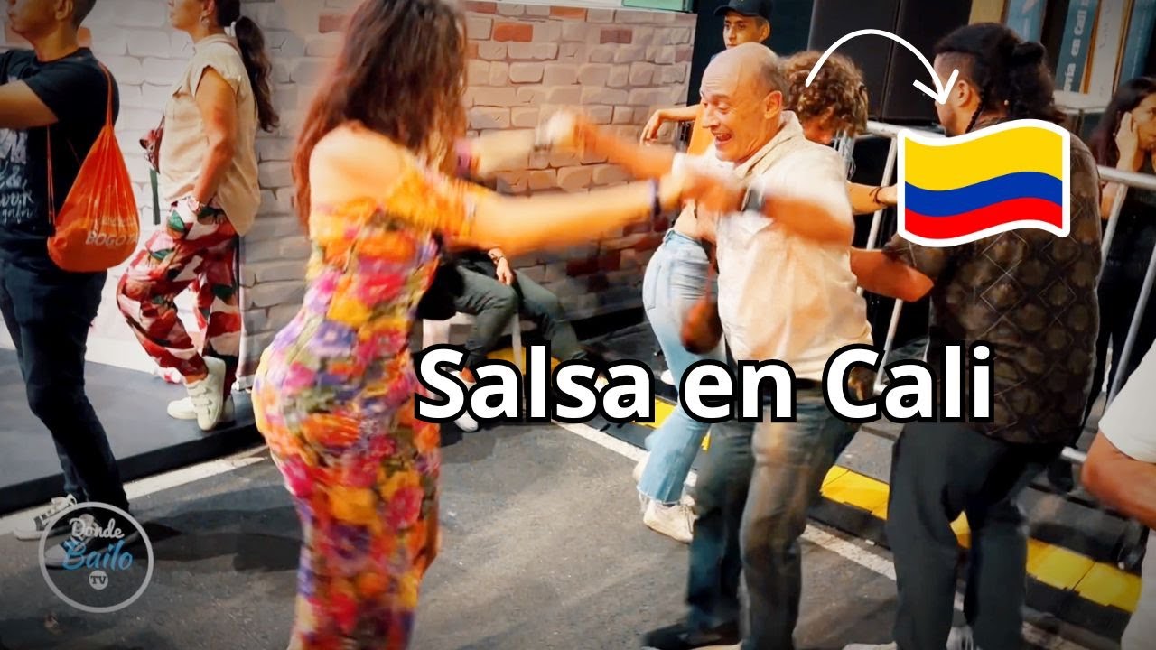 Señor Caleño Bailando Salsa en Cali con la Orquesta Aragon / Feria de Cali