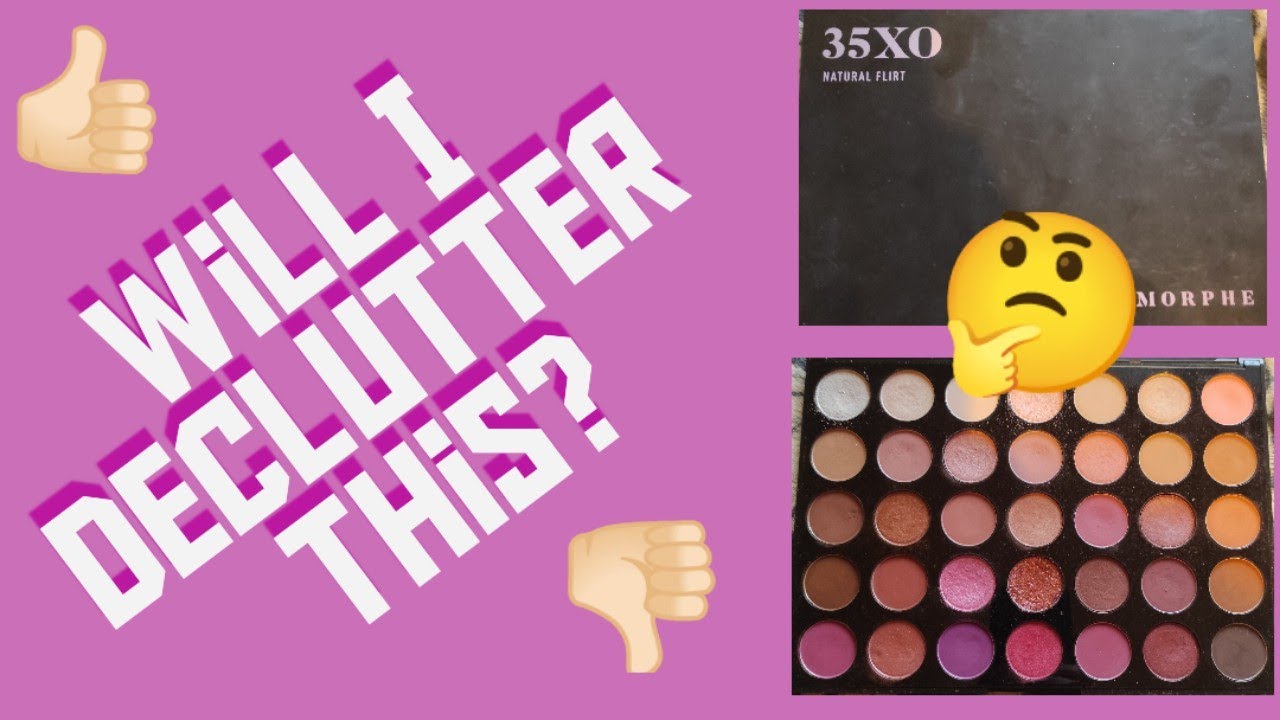 Declutter Series The Morphe 35X0 Natural Flirt palette