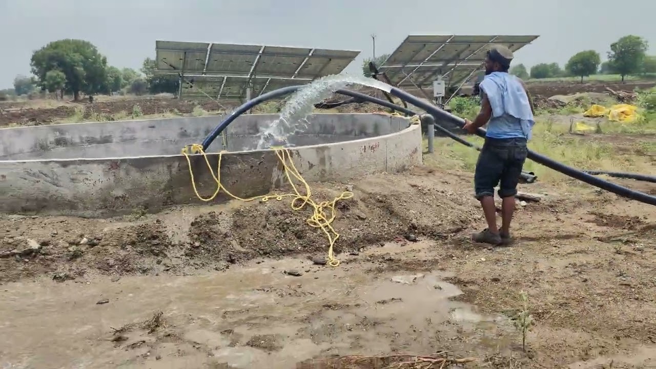 Ecozen solar pump 7.5 water pressure 😍🔥