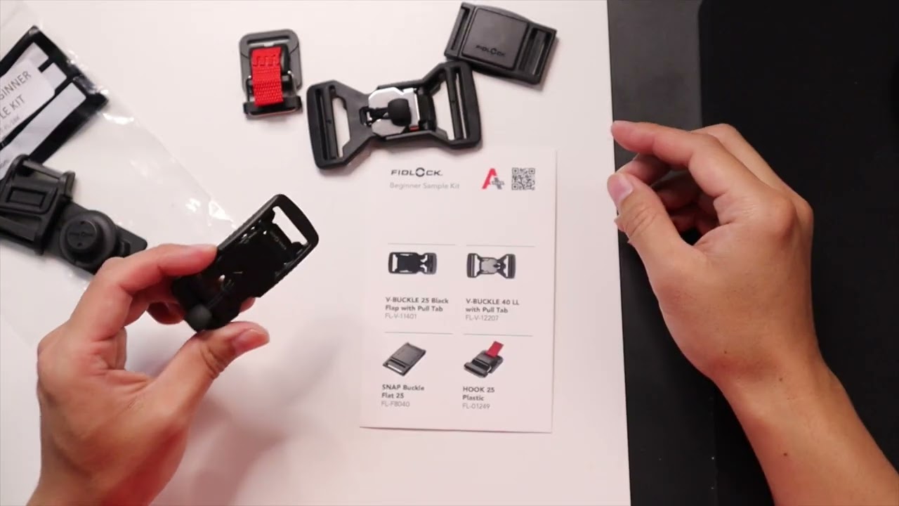 Fidlock sample kit: All different types of fidlocks #fidlock #backpack. #beltbuckle