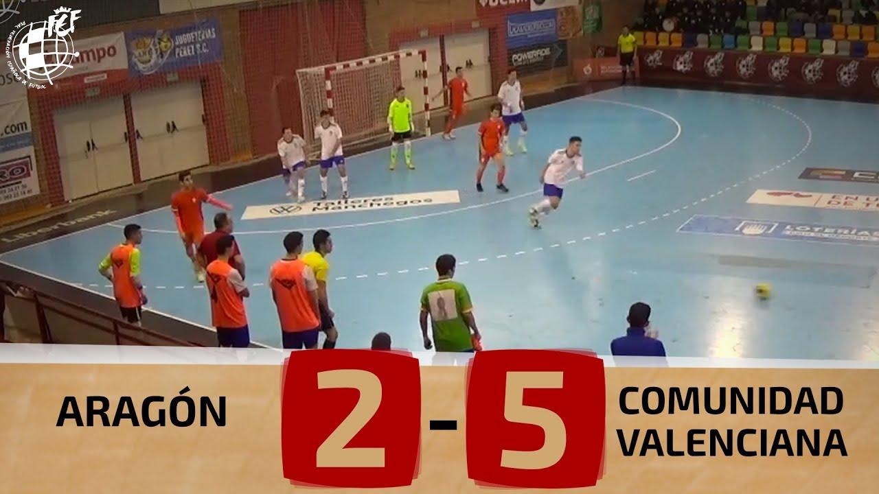 RESUMEN | Aragón 2 - C. Valenciana 5 (Cto. de España Sub-19 de fútbol sala)