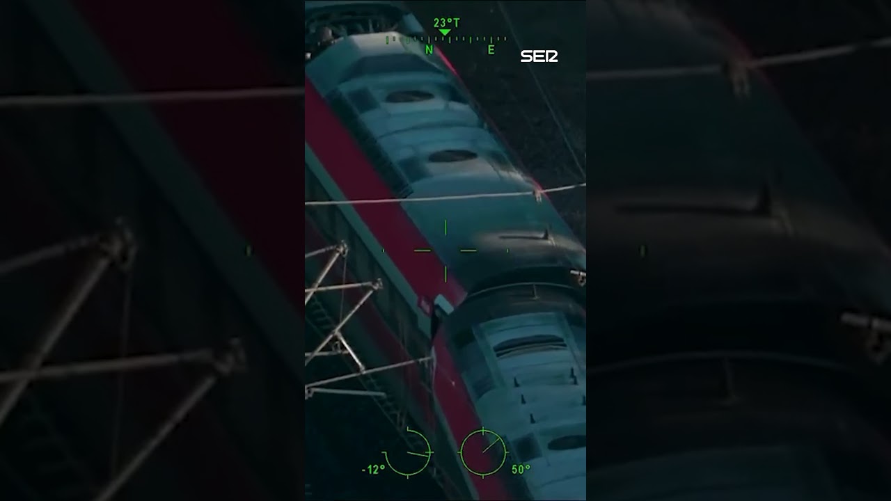Im&aacute;genes A&Eacute;REAS del ACCIDENTE DE TREN en ADAMUZ (C&oacute;rdoba) #cadenaser #accidentetren #adamuz