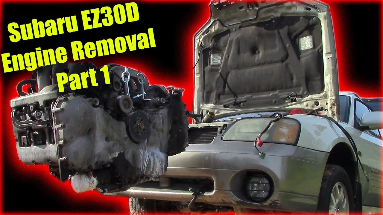 Subaru EZ30D H6 Engine Removal Part 1