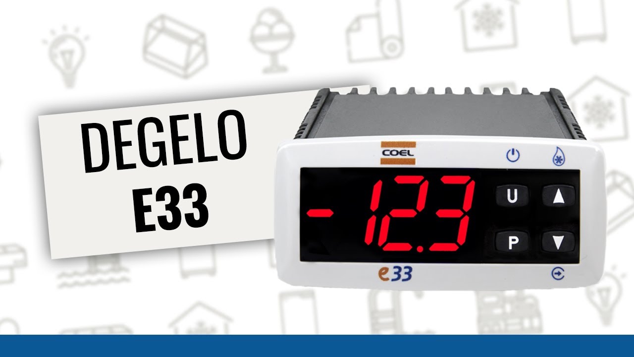 Controlador Coel E33 - configurações de degelo