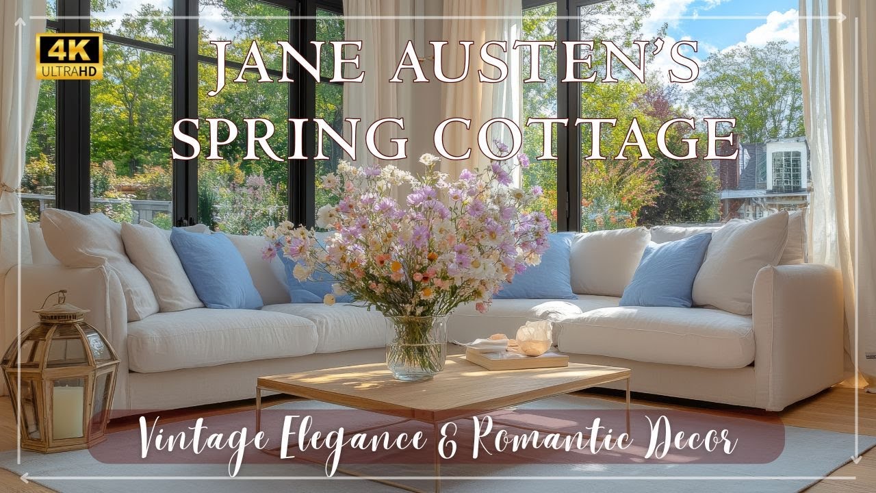 Jane Austen&rsquo;s Spring Cottage: Vintage Elegance & Romantic Decor in Every Room