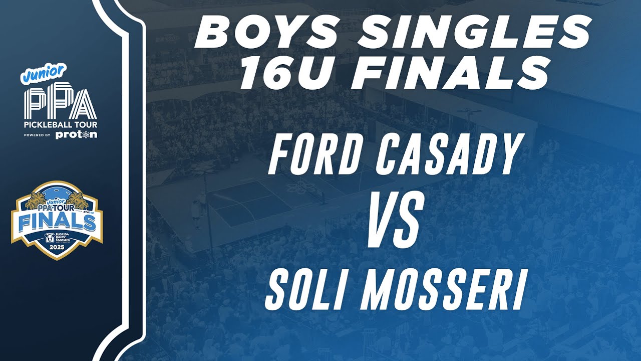 Casady vs Mosseri at the 2025 Junior PPA Finals