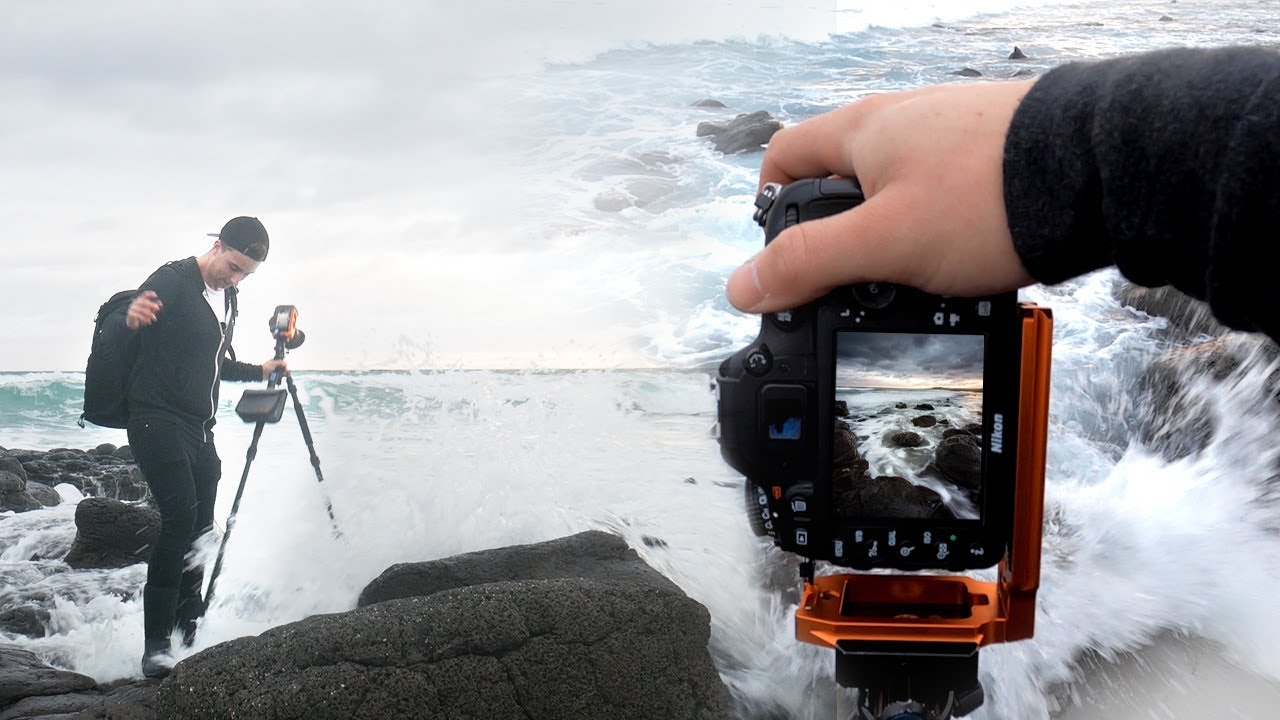 Dodgin' Waves & Talkin' ND Filters | Sunset SeaScape Photography