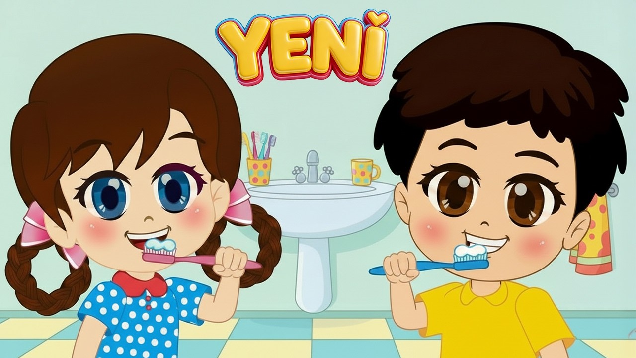 YENİ - Dişlerini Fırçala🦷🪥🫧Eğitici ve Eğlenceli Bebek ve Çocuk Şarkısı