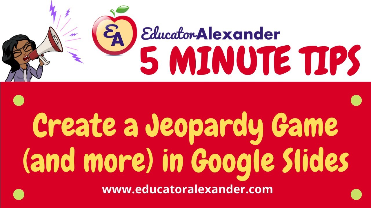 Create a Jeopardy Game and More in Google Slides