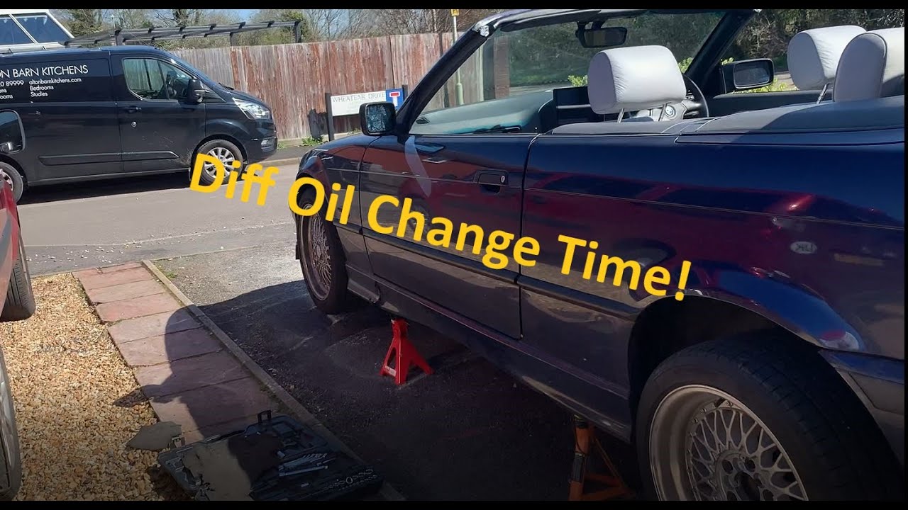 E36  Project Rosa EP20 - Changing the diff fluid