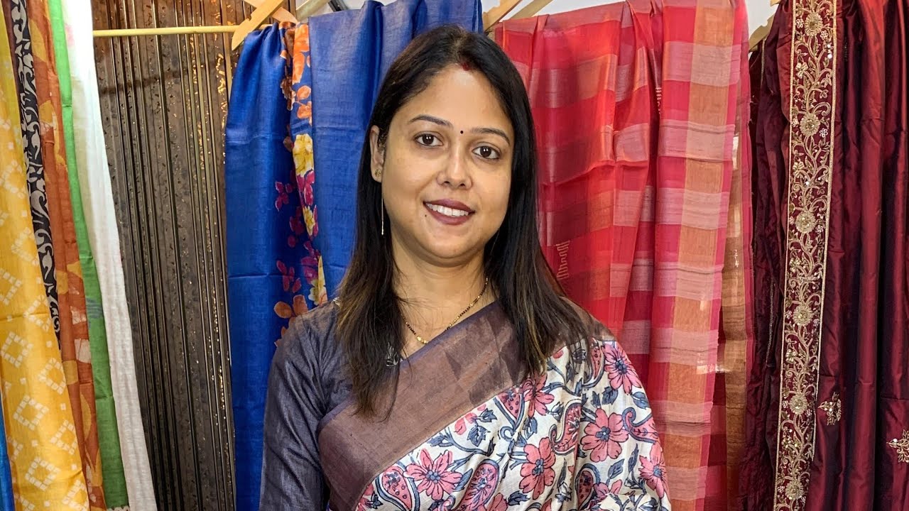 Pure Tussar With Rich Zari Work LIVE NOW!! Suvams Boutique Booking No 9804015940