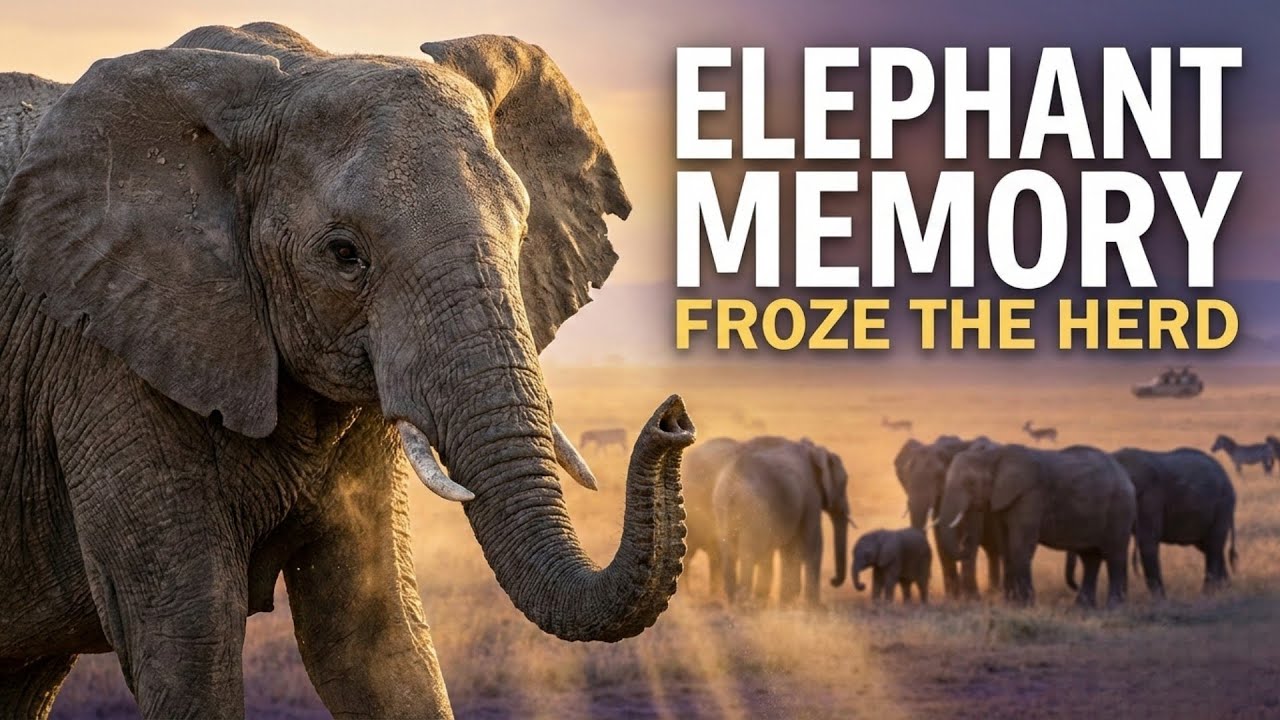 Elephant Memory Is Terrifying: One Sound Froze the Entire Herd (4K Documentary)