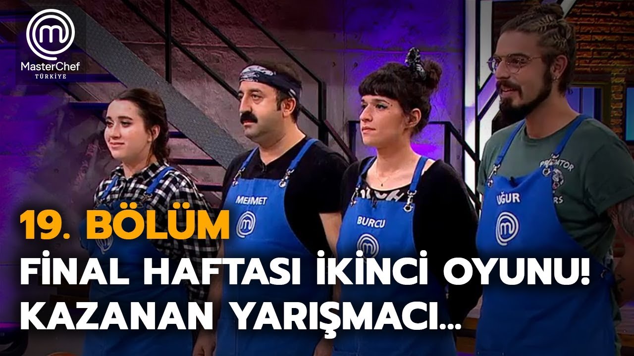 Final haftası ikinci oyunu! Kazanan yarışmacı kim oldu? | 19. Bölüm | MasterChef Türkiye
