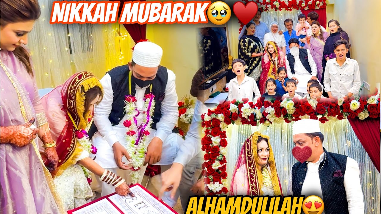 Nikkah mubarak♥️🥹| Tehseen weds Junaid😉| Dudh pilane ki huwi rasam💃🙈 | Pura ghar huwa khush🥹