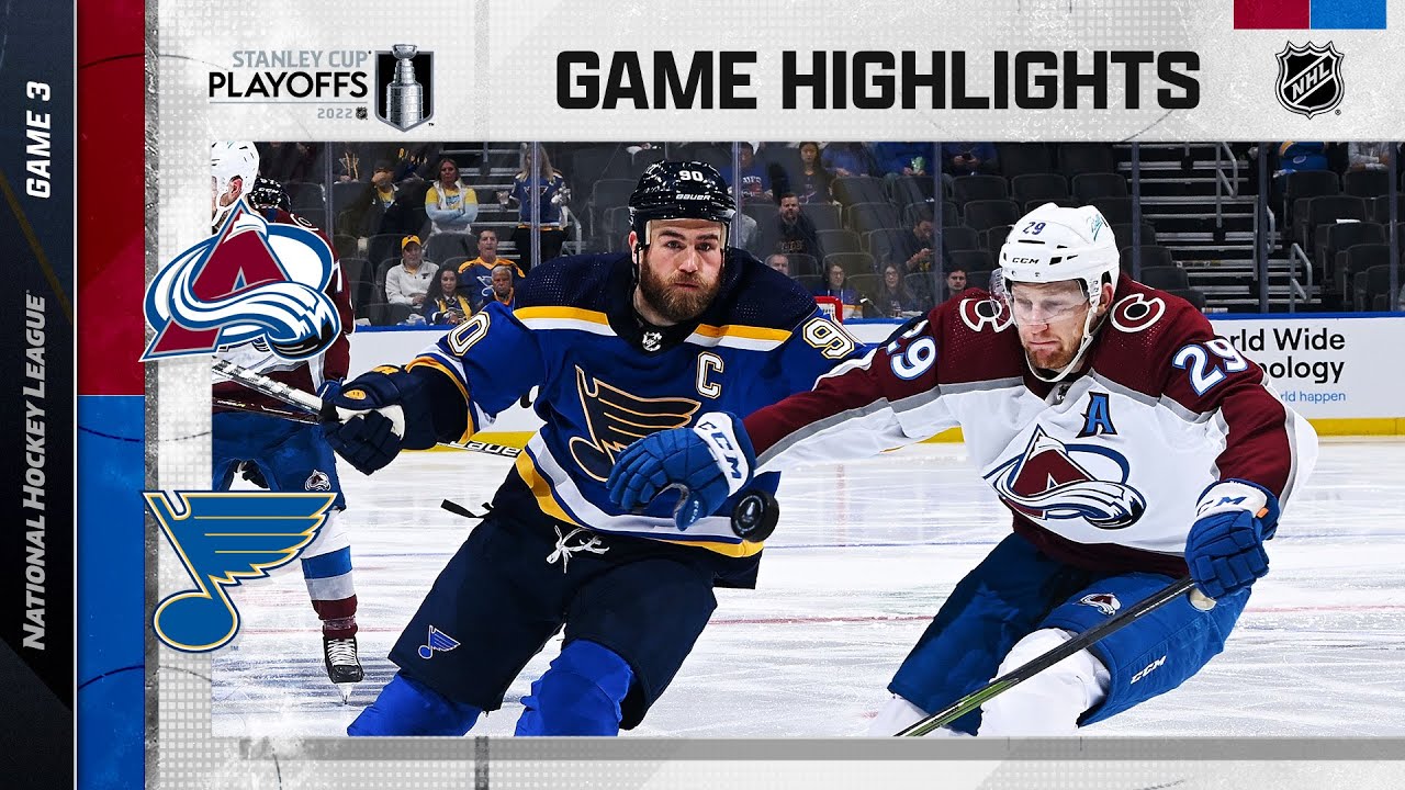 Second Round, Gm 3: Avalanche @ Blues 5/21 | NHL Playoffs 2022