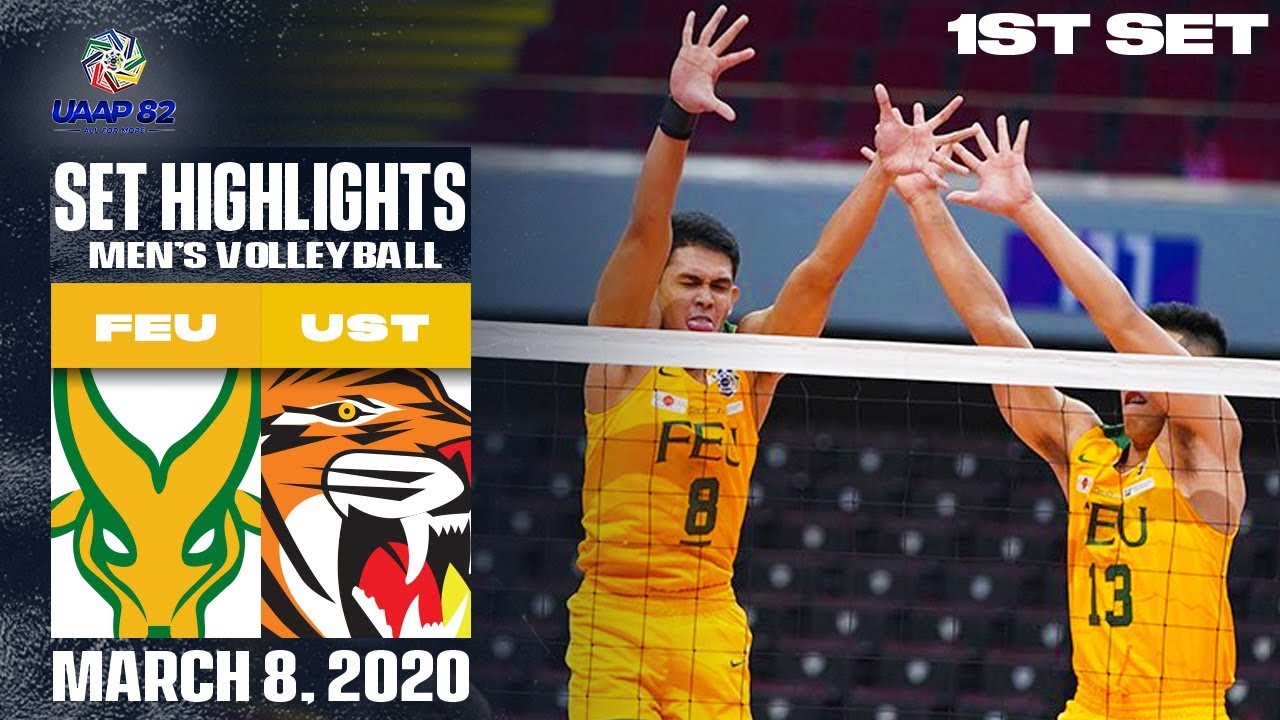 FEU vs. UST - March 8, 2020 | Set 1 Highlights | UAAP 82 MV