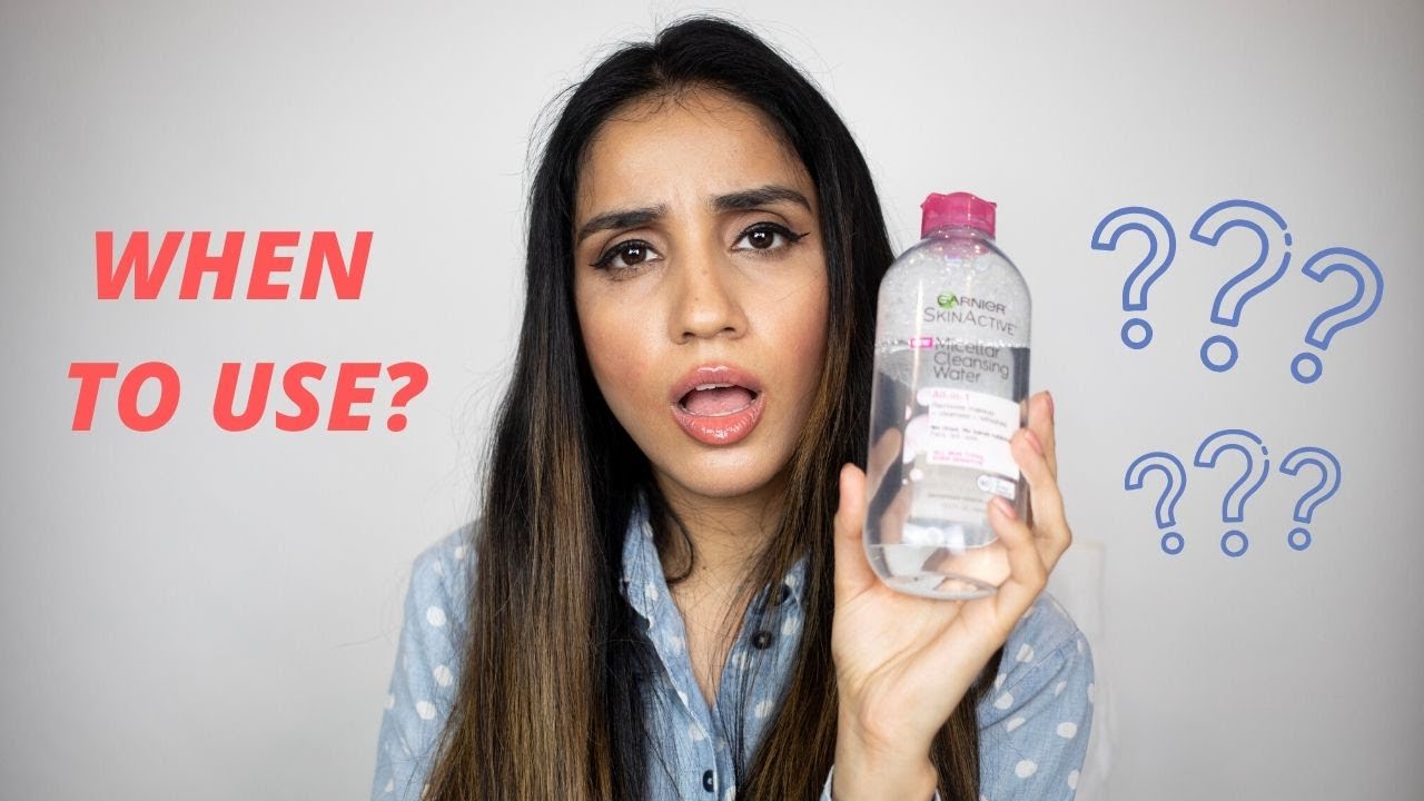 When You Actually Should Use Micellar Water!