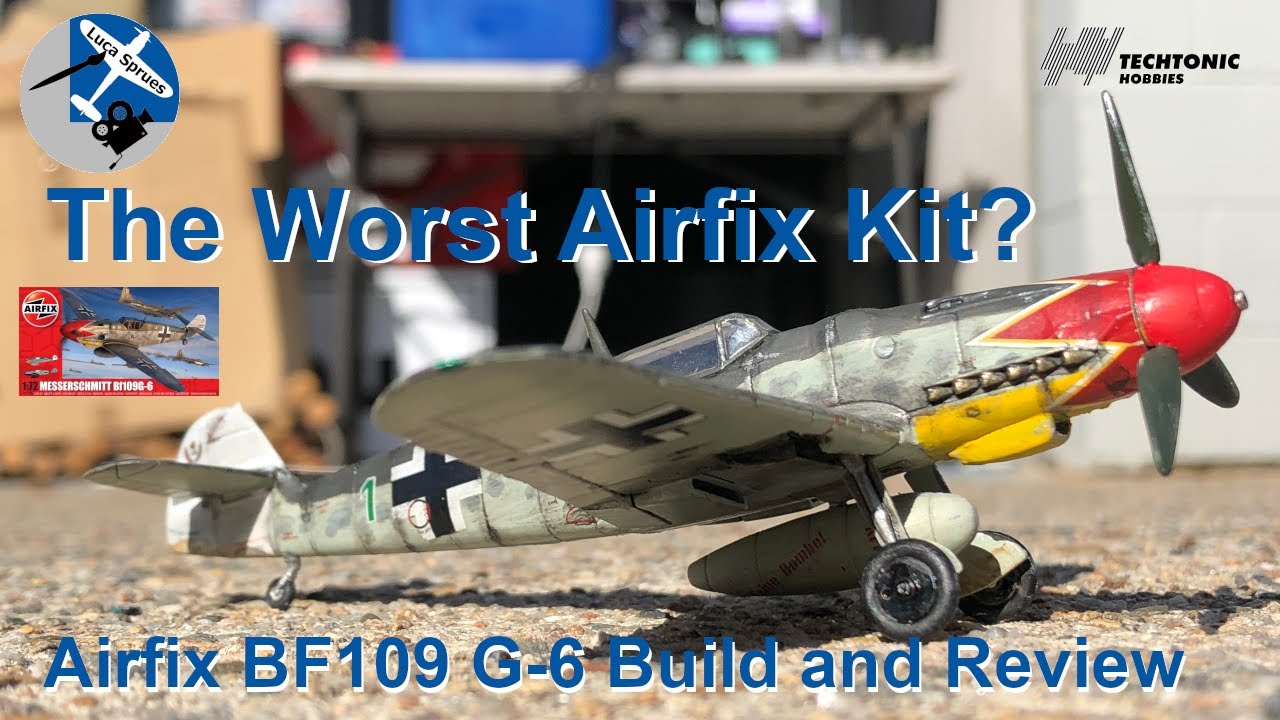 Airfix 1/72 Scale Bf109 G6 Build and  Review - The Worst Recent Airfix Kit?