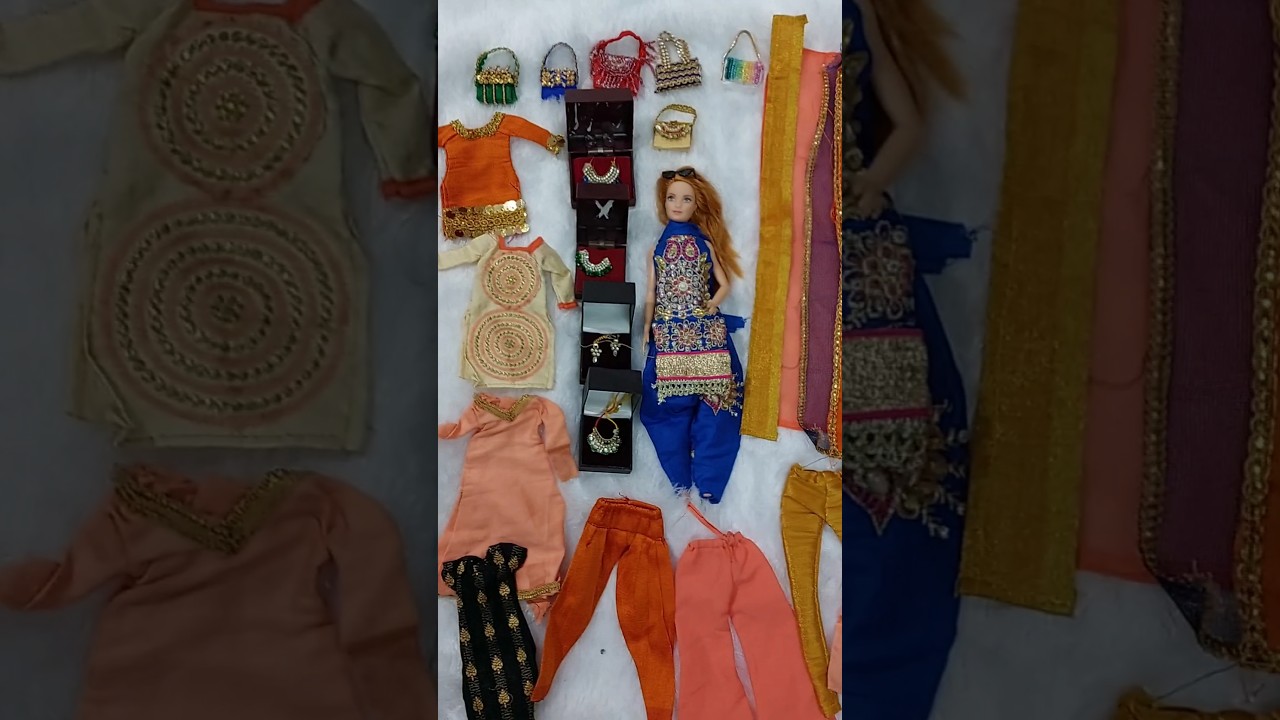 Barbie doll salwar suits collection