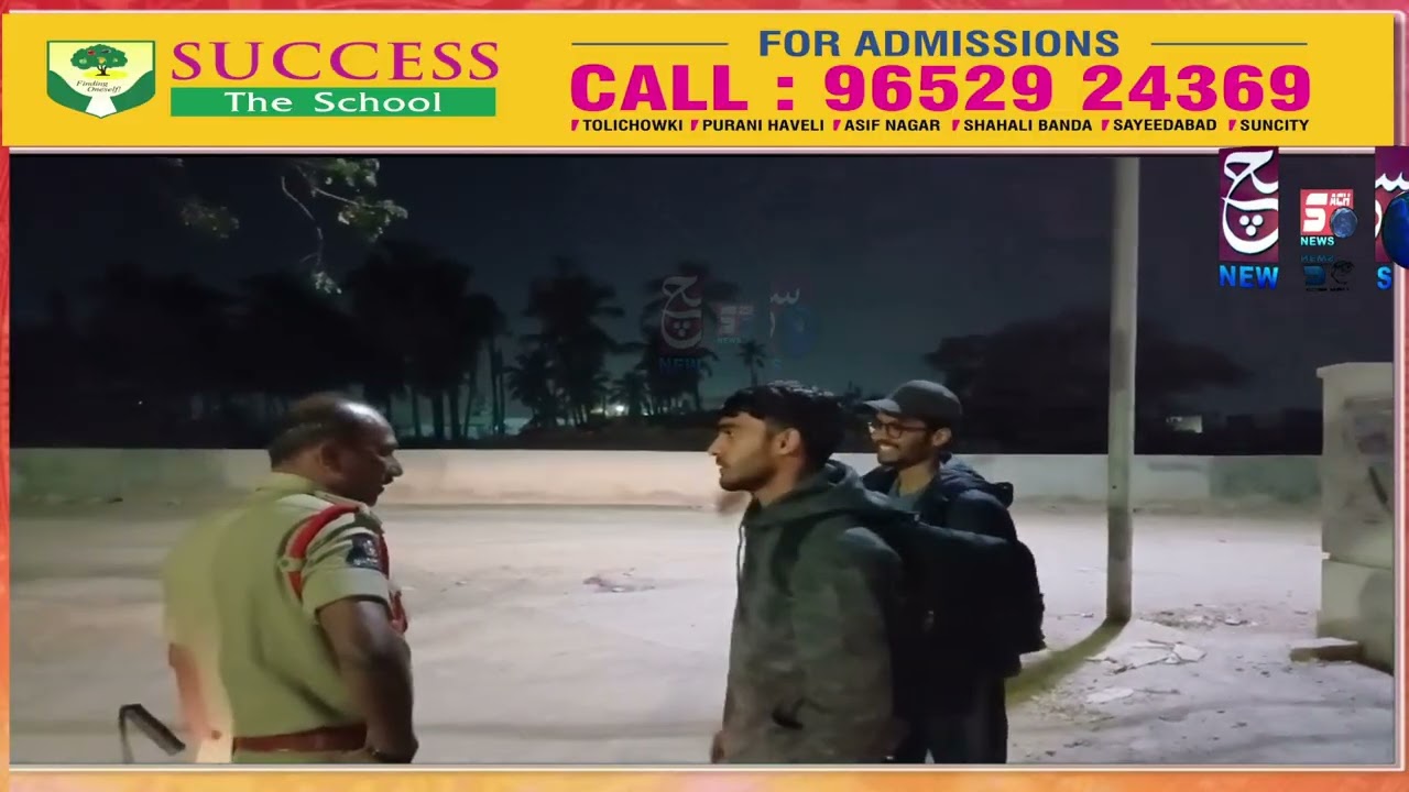 Late night Chabutra misson in Bandlaguda police station limits..