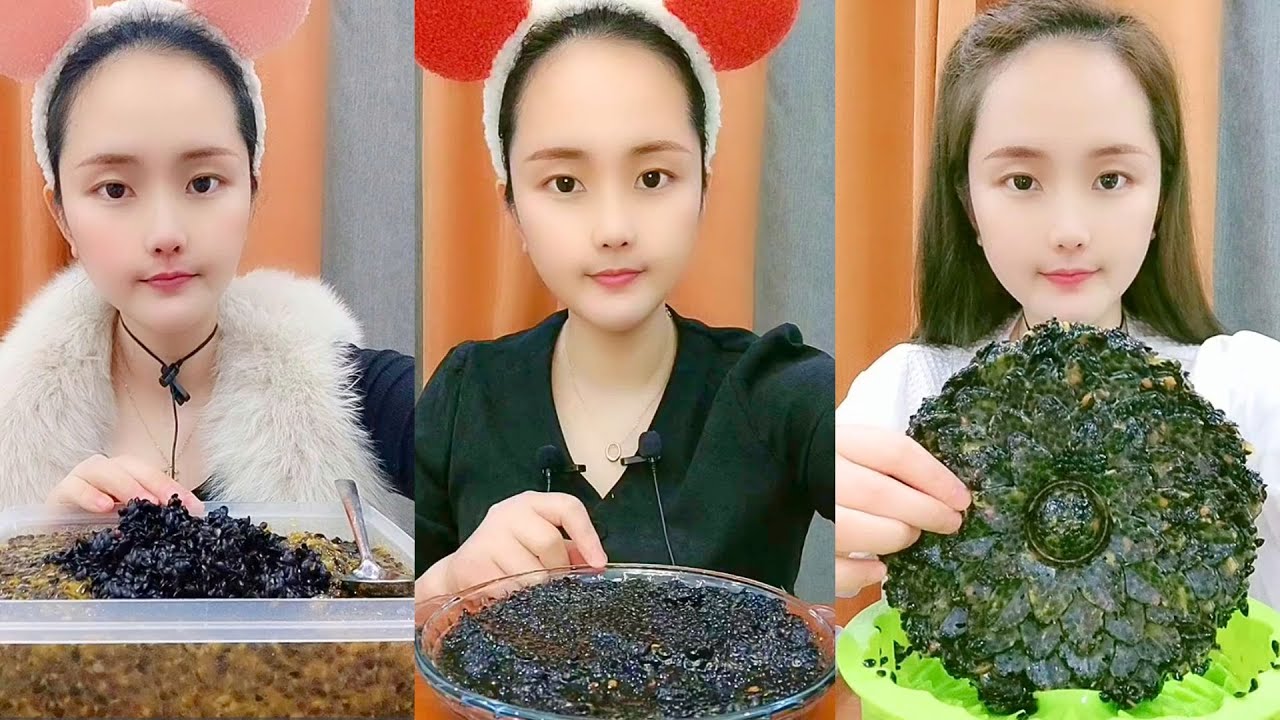 Chinese Passion Fruit Grain Mix ASMR Eating Show #5