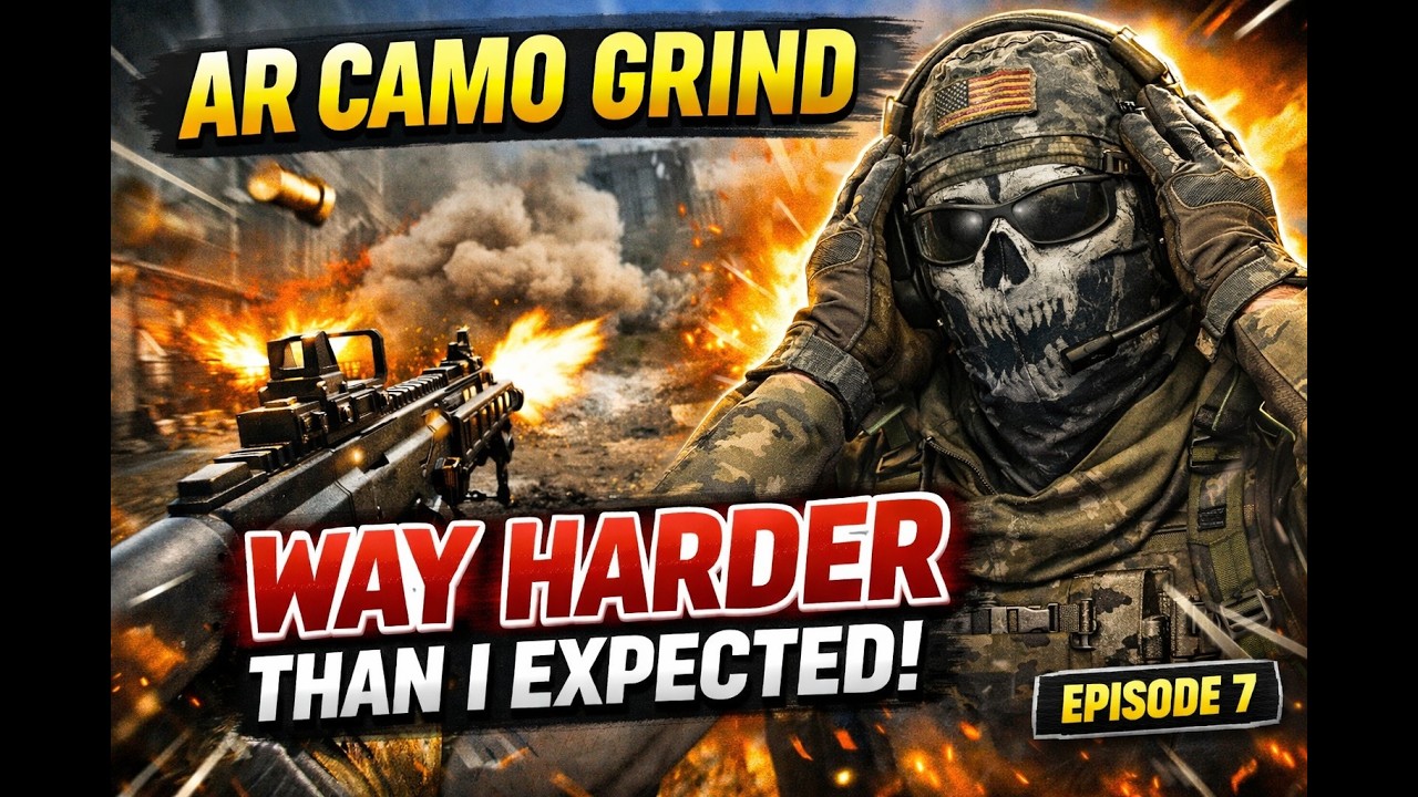 Прокачка камуфляжа AR оказалась НАМНОГО сложнее, чем я ожидал… - Эпизод 7
